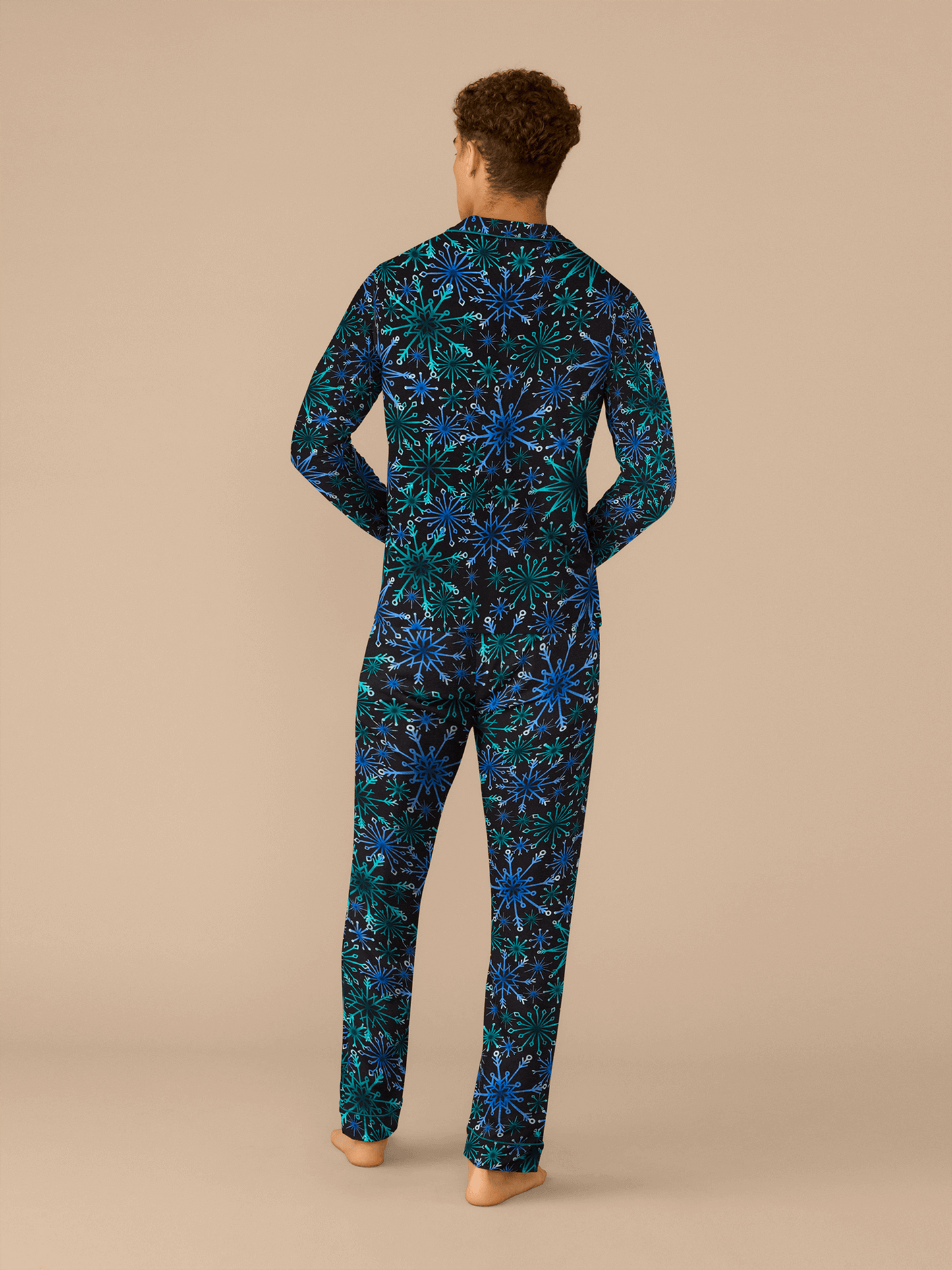 Men's Longsleeve Modal PJ Set | Snowfall