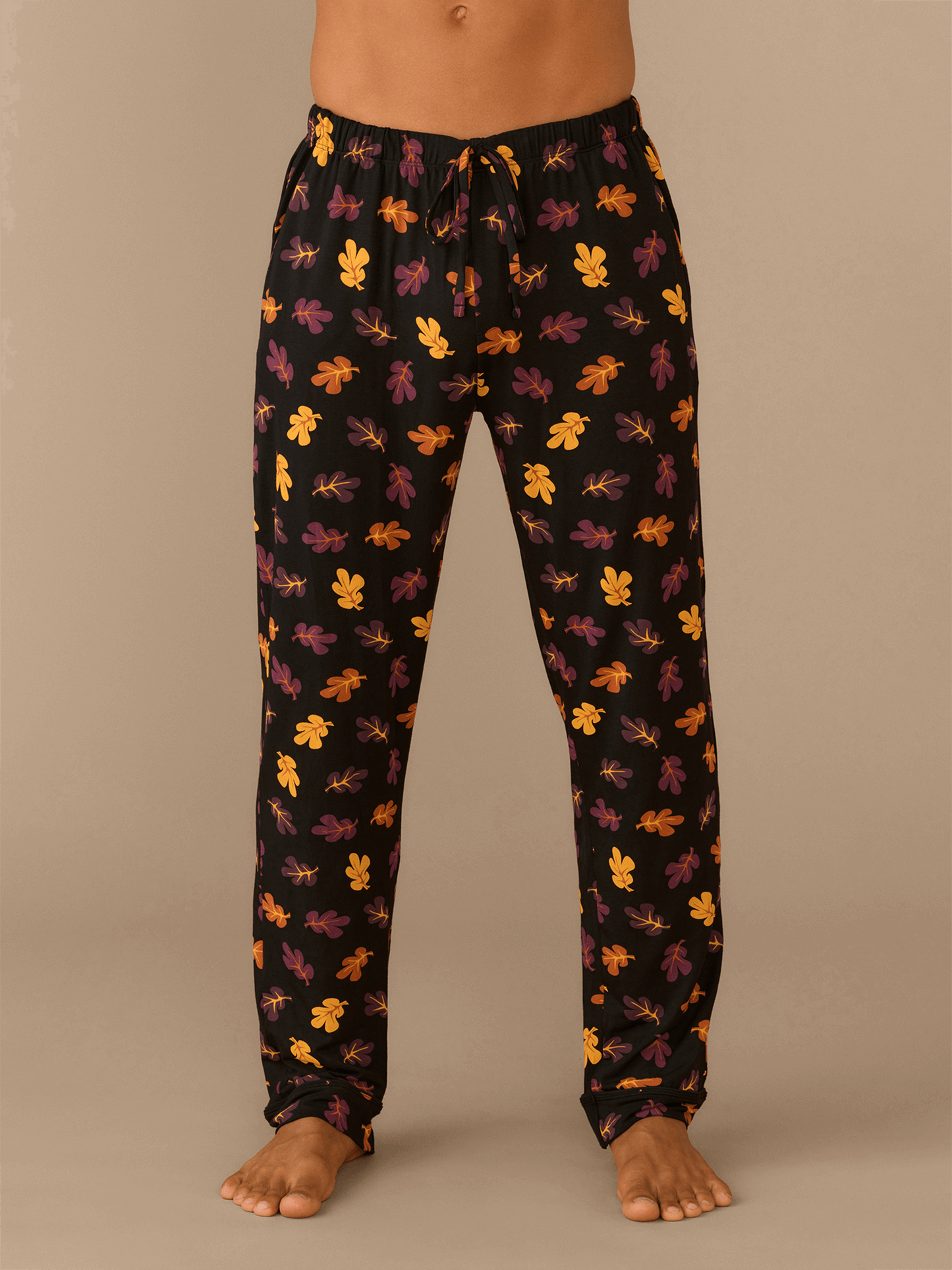 Men's Longsleeve Modal PJ Set | Fall Leaves