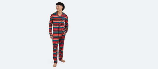 UltraModal™ Longsleeve PJ Set - Men's | Bright Stripes