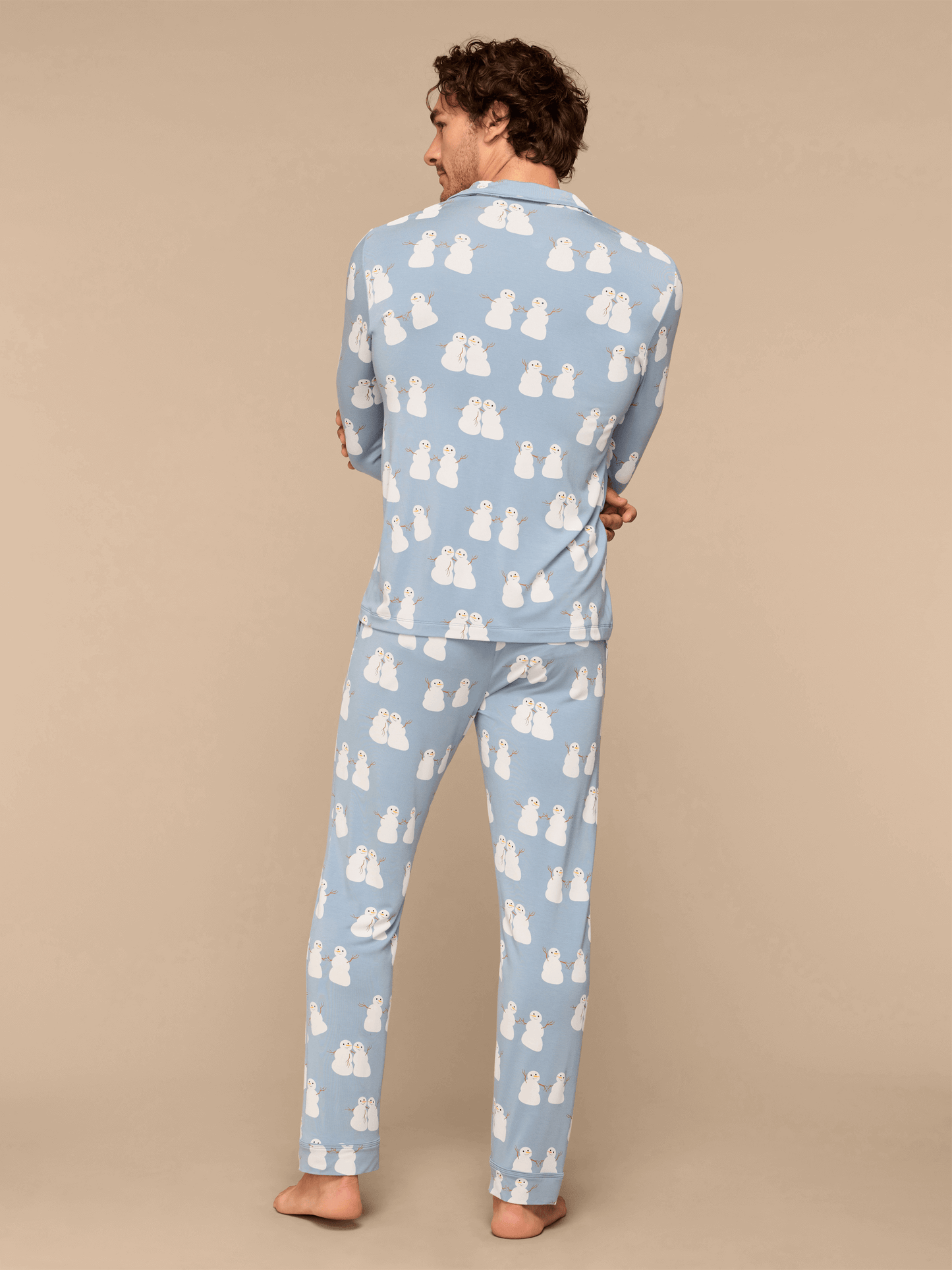 Men's Longsleeve Modal PJ Set | Snowmates