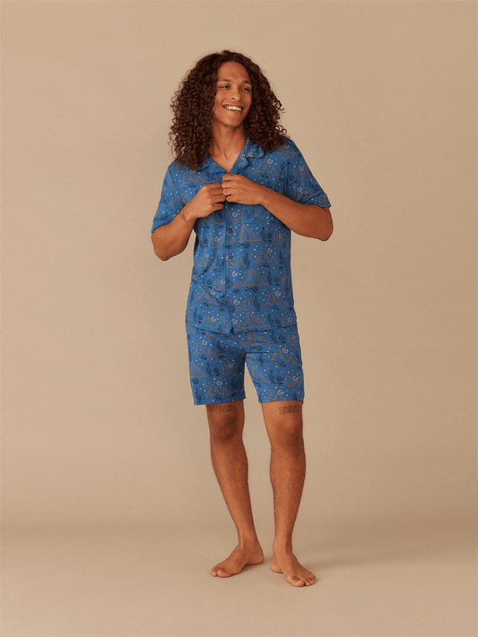 UltraModal™ Shortsleeve PJ Set - Men's | Desert Sky