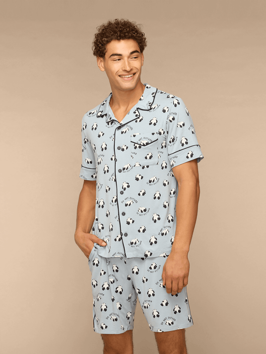 UltraModal™ Shortsleeve PJ Set - Men's | Do Not Disturb