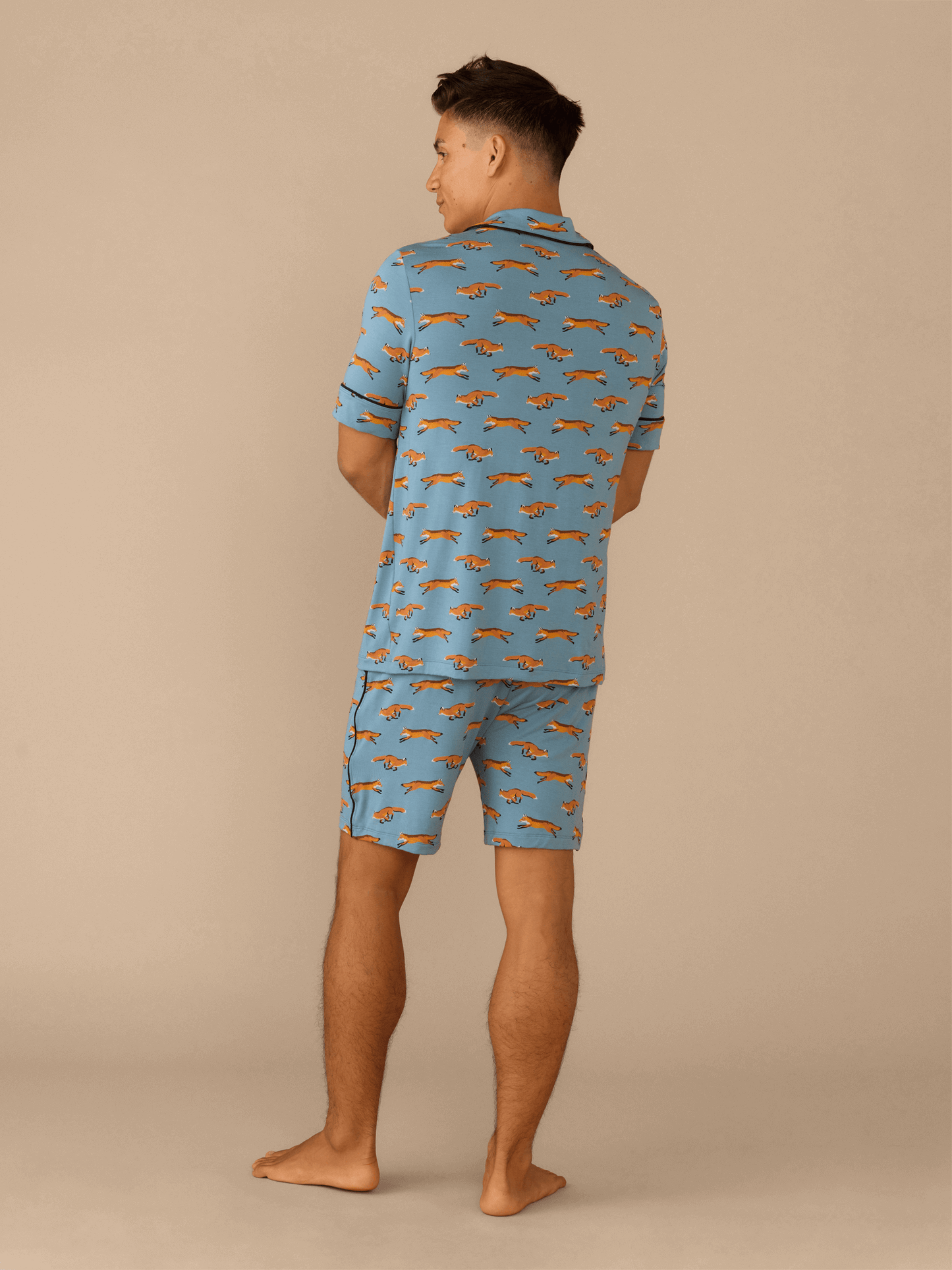 Men's Shortsleeve Modal PJ Set | Feeling Foxy