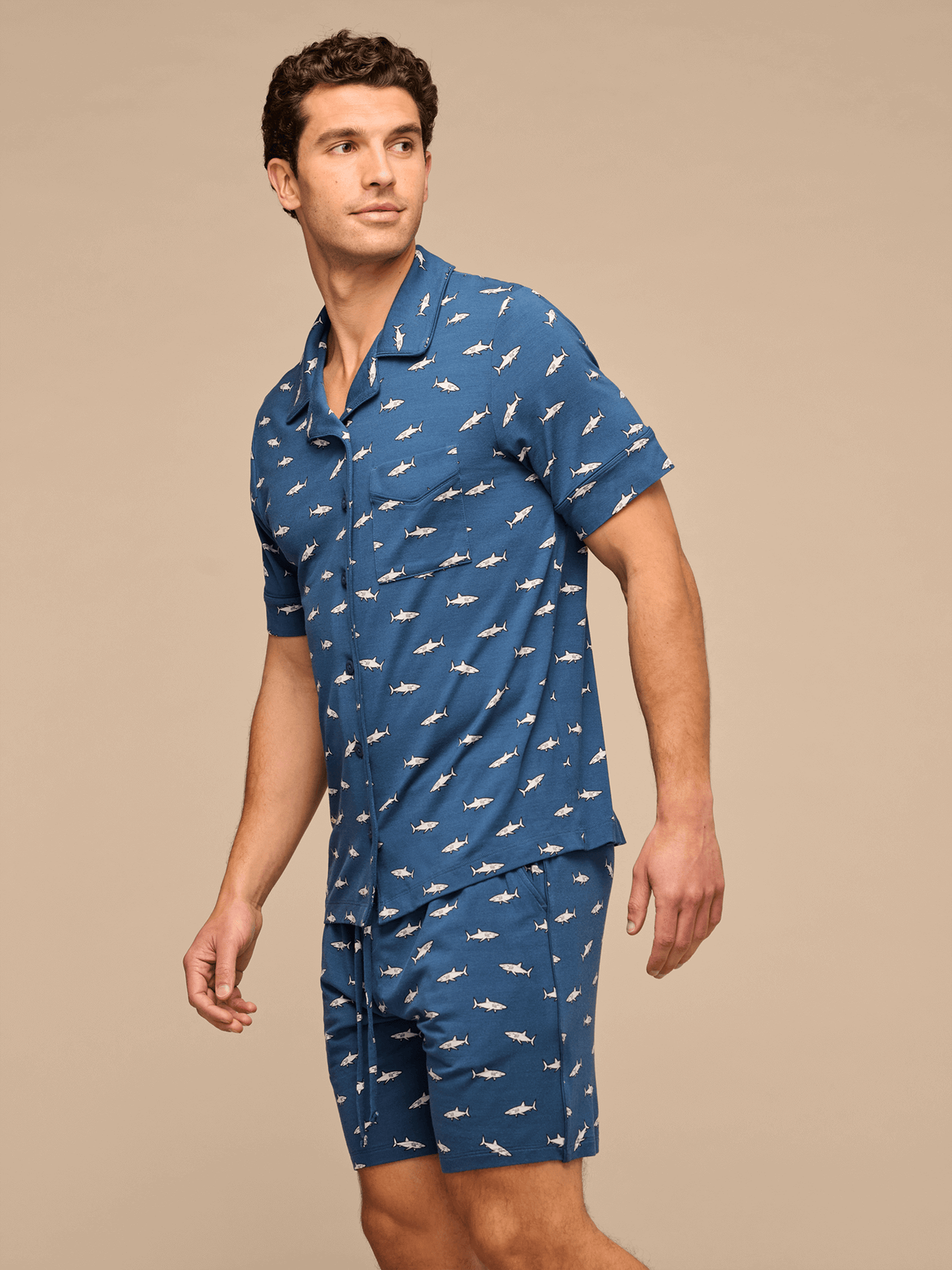 UltraModal™ Short Sleeve PJ Set - Men's | Great White