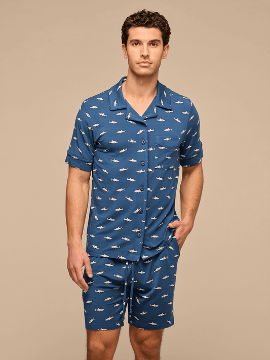 UltraModal™ Short Sleeve PJ Set - Men's | Great White