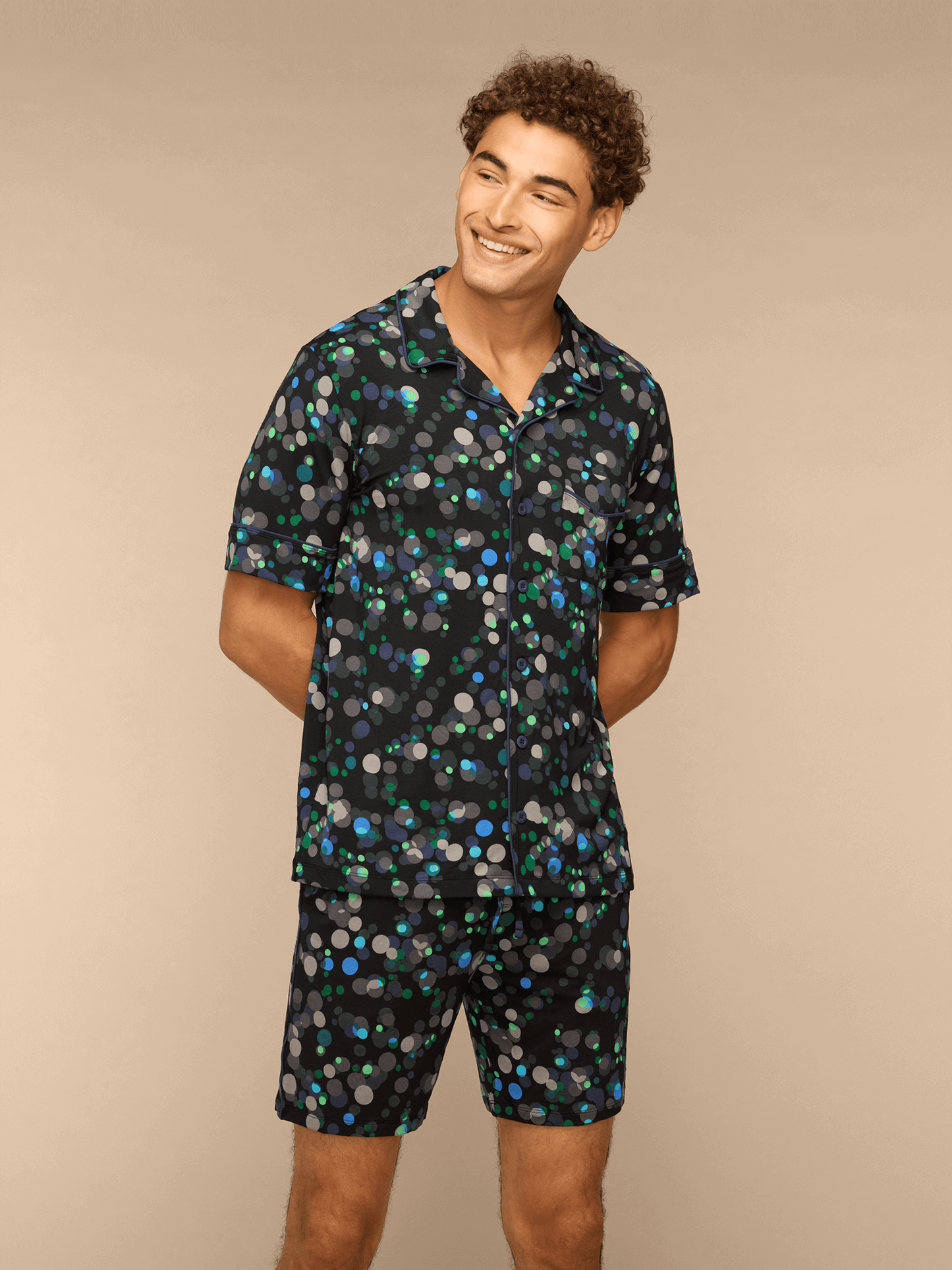 Men's Shortsleeve Modal PJ Set | Twinkle