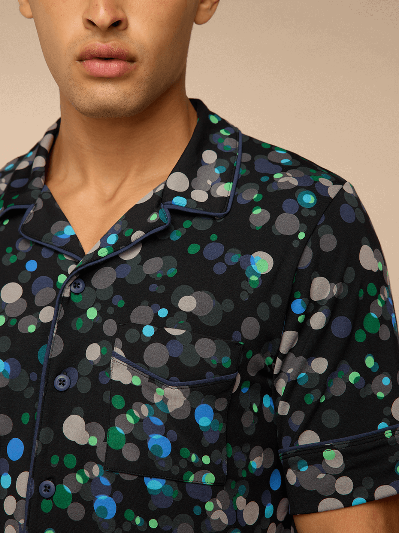 Men's Shortsleeve Modal PJ Set | Twinkle