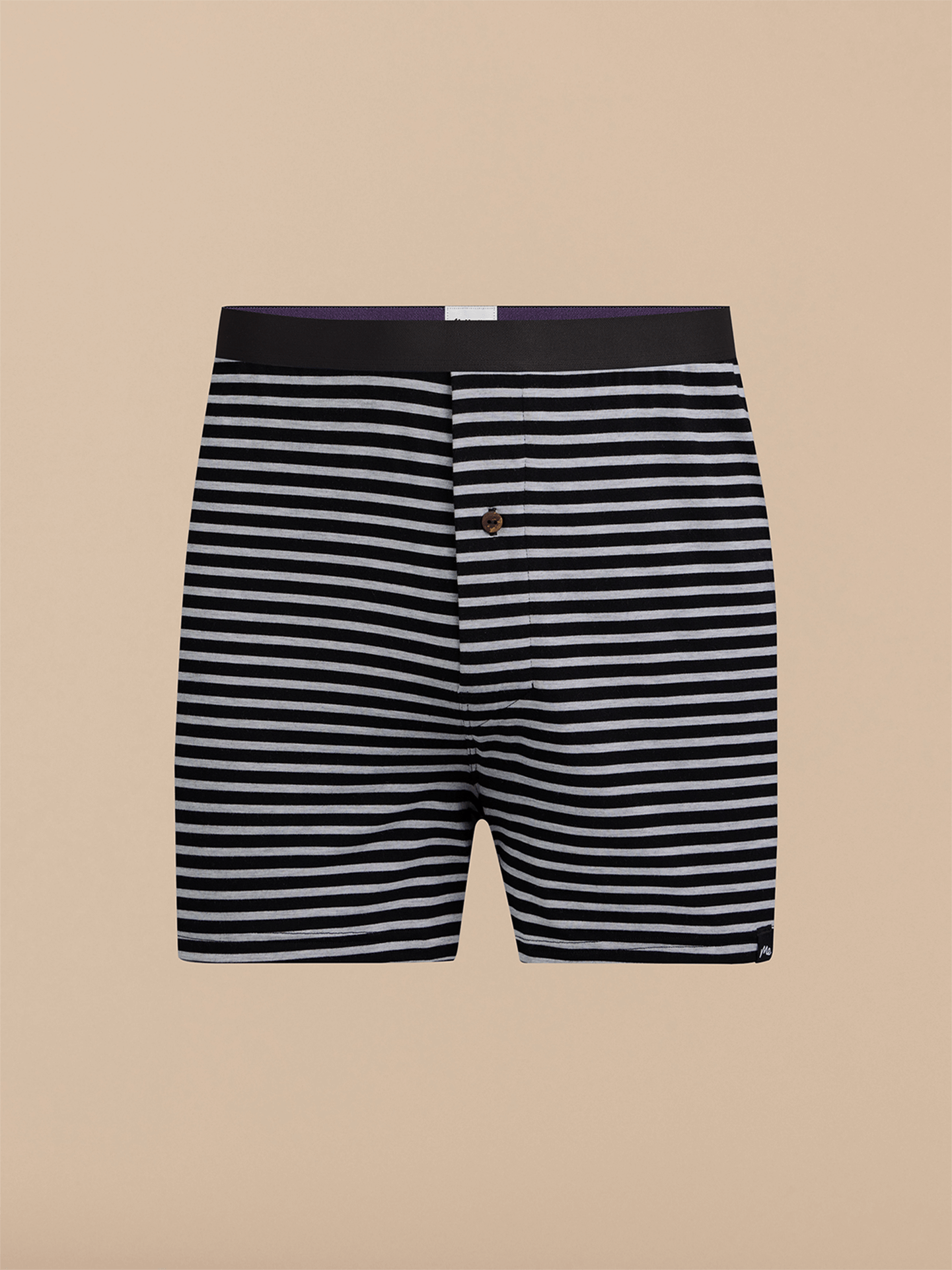 Boxer | Heather Grey Stripes