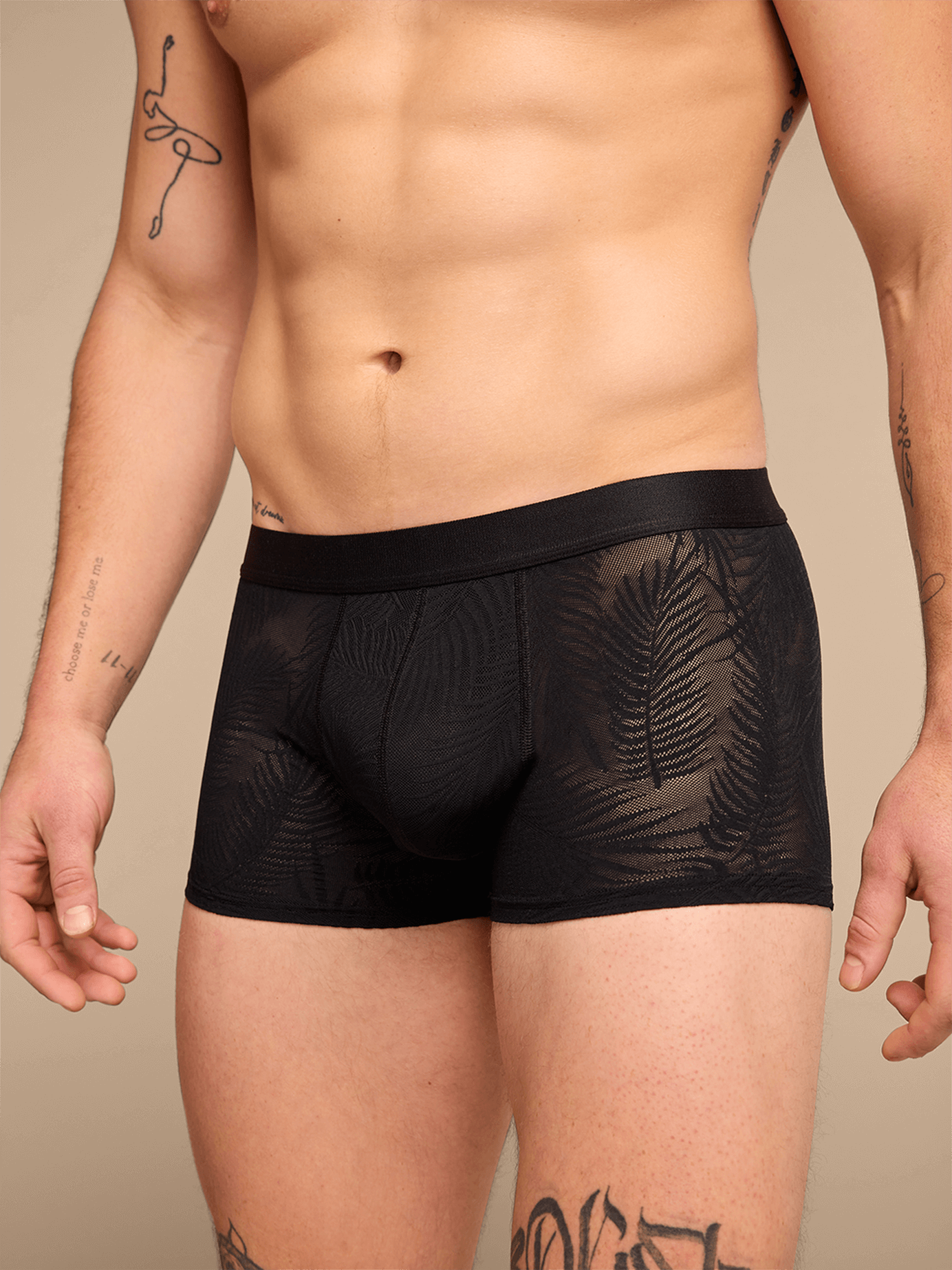 All Over Lace Trunk | Black Feather