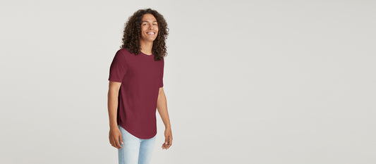 Daily Crew Tee - Men's | Maroon Peak