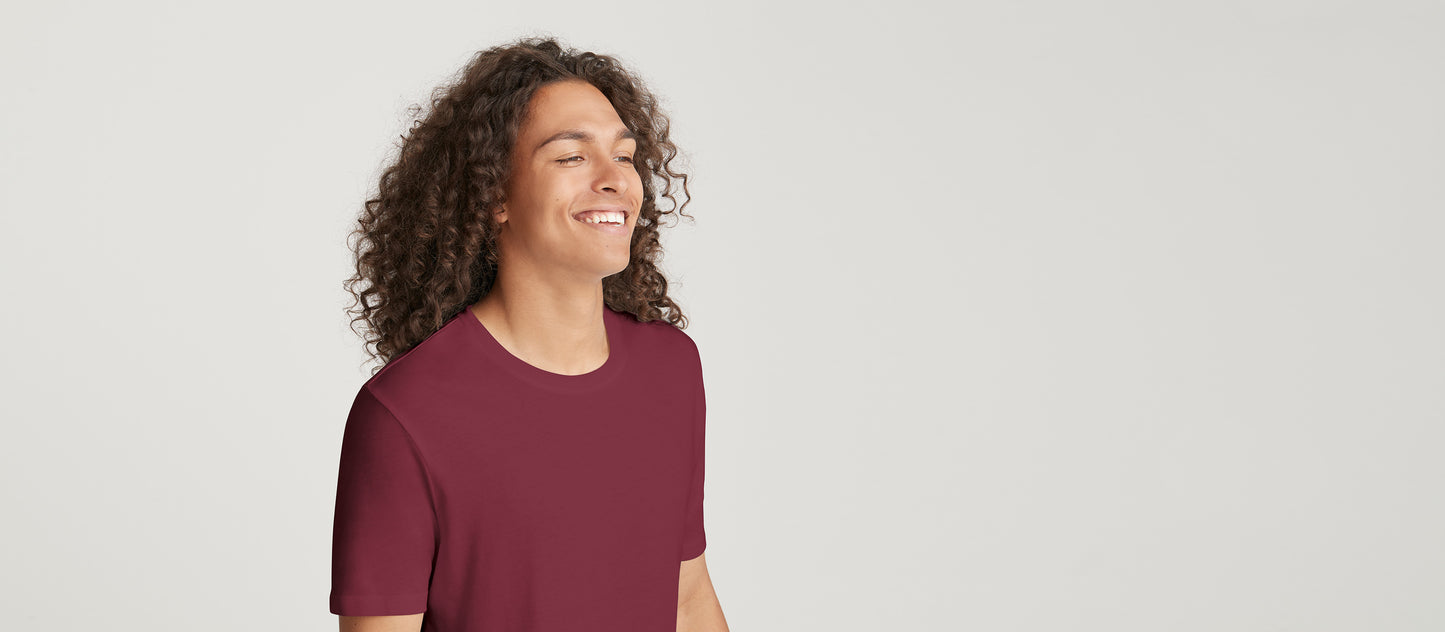 Daily Crew Tee - Men's | Maroon Peak