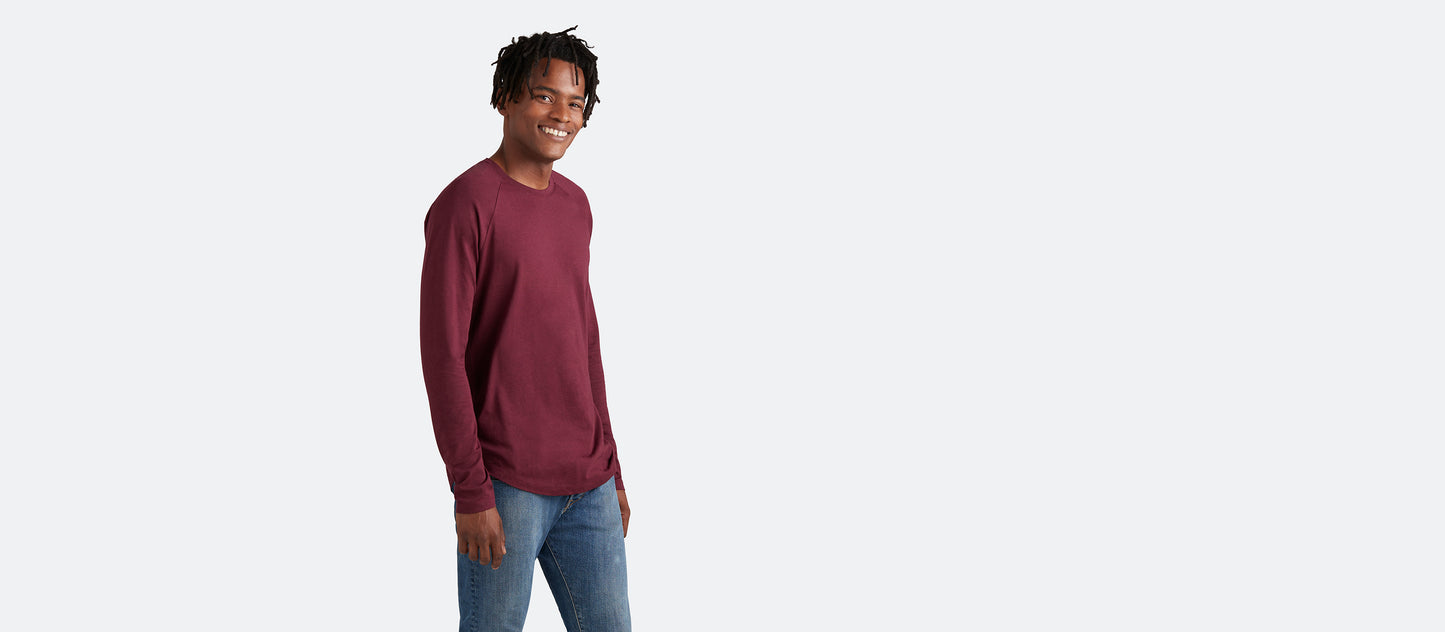 Daily Longsleeve Tee - Men's | Maroon Peak