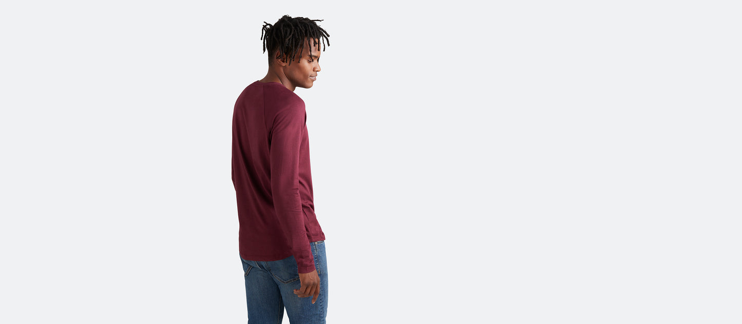 Daily Longsleeve Tee - Men's | Maroon Peak