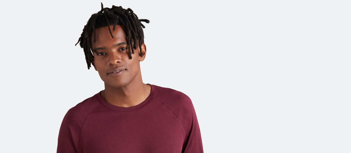 Daily Longsleeve Tee - Men's | Maroon Peak