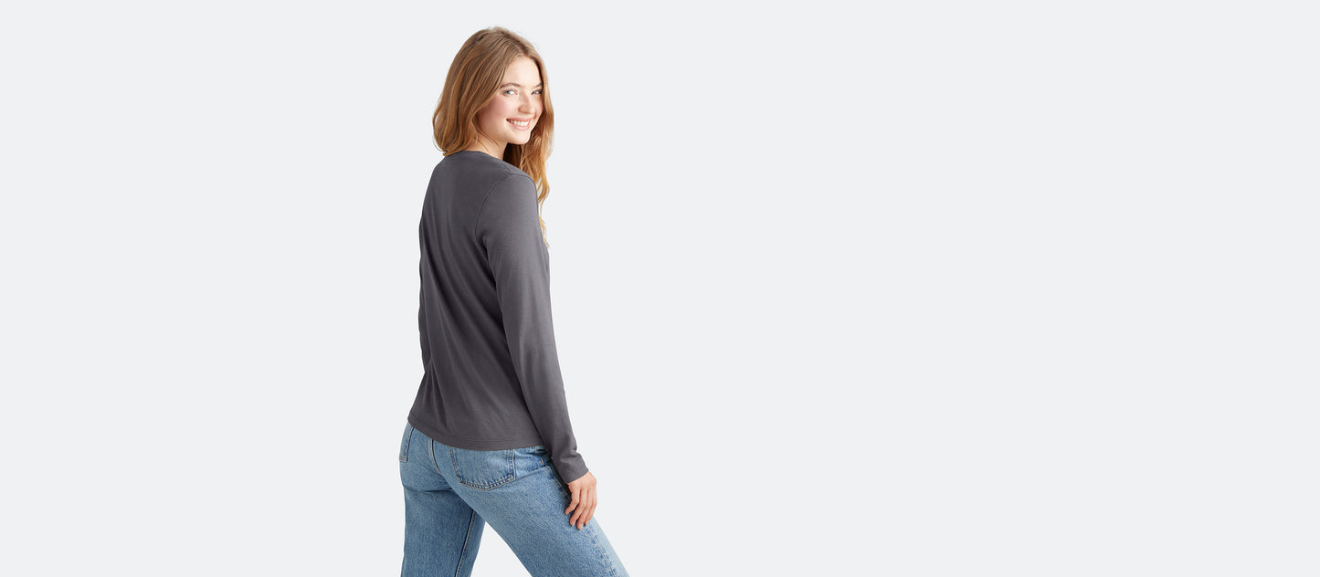 Daily Longsleeve Tee - Women's | Smooth Slate