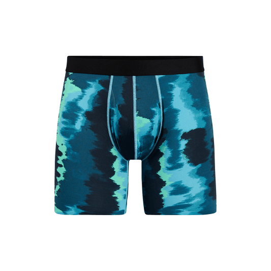 MoveMe Boxer Brief w/ Fly | Teal Tie Dye