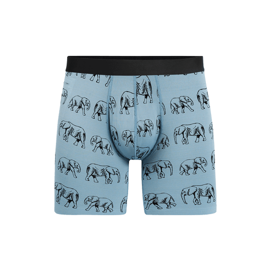 MoveMe Boxer Brief w/ Fly | Elephants