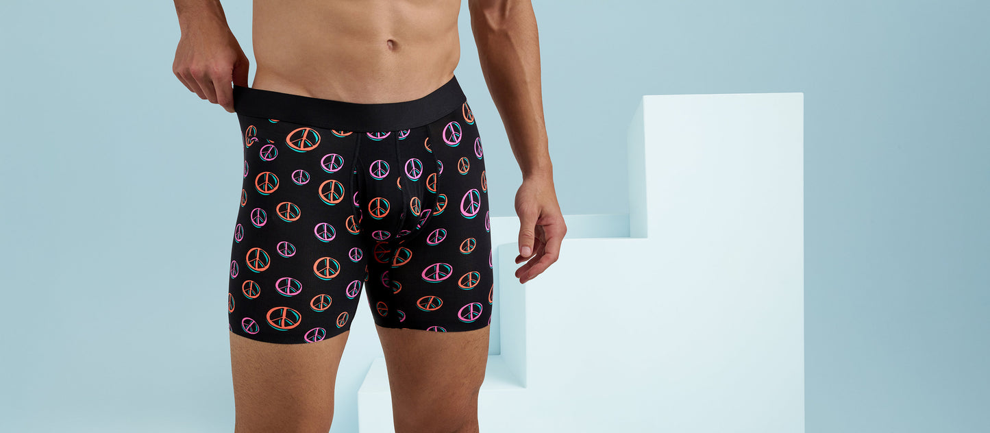 MoveMe Boxer Brief w/ Fly | Peace