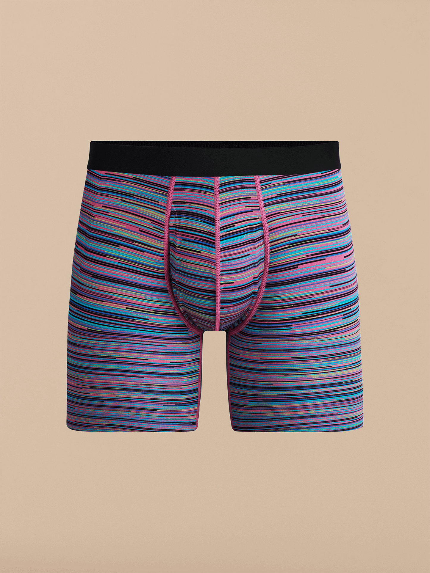 MoveMe Boxer Brief w/ Fly | Static Stripes