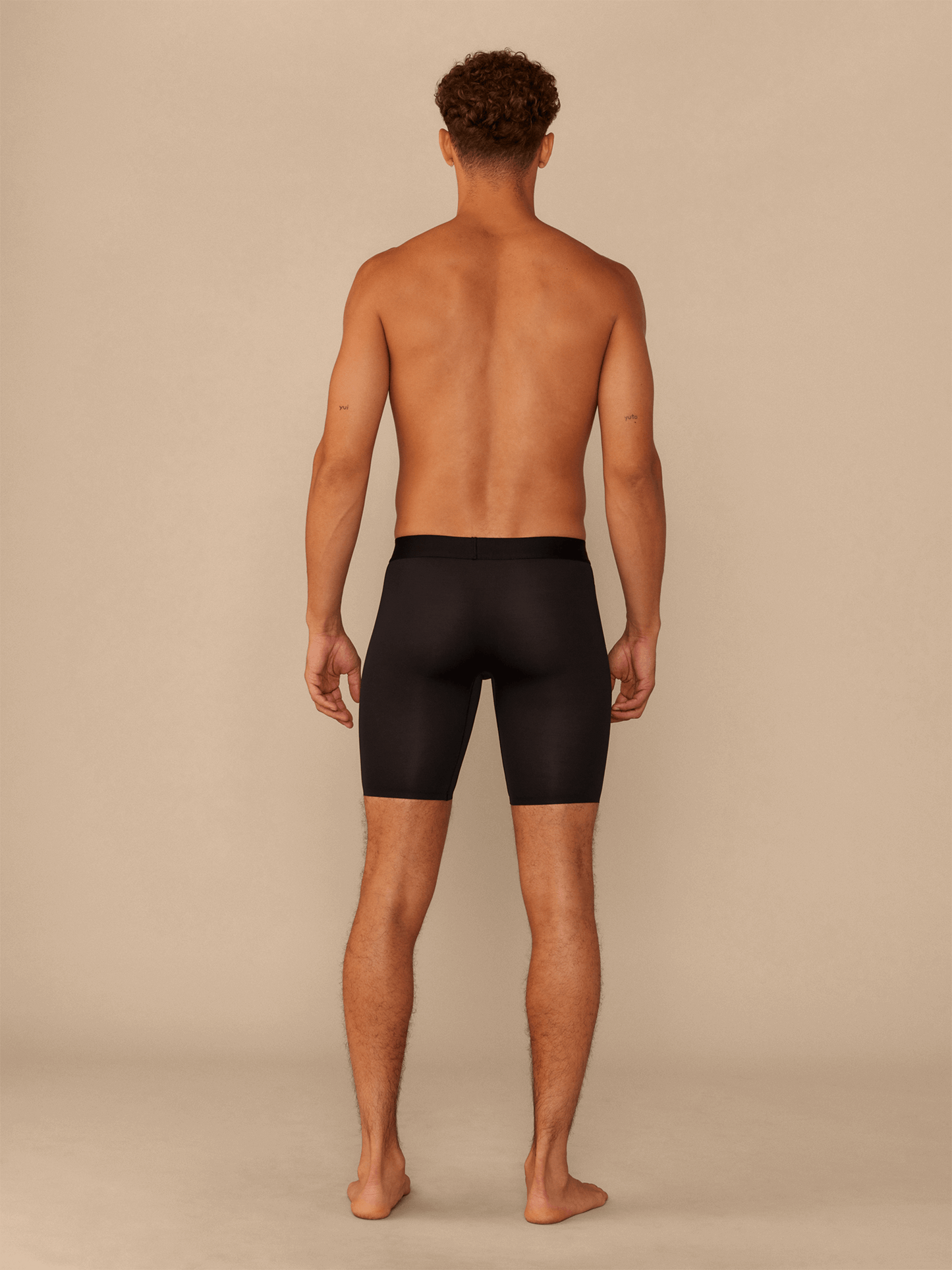 MoveMe Long Boxer Brief w/ Fly | Black