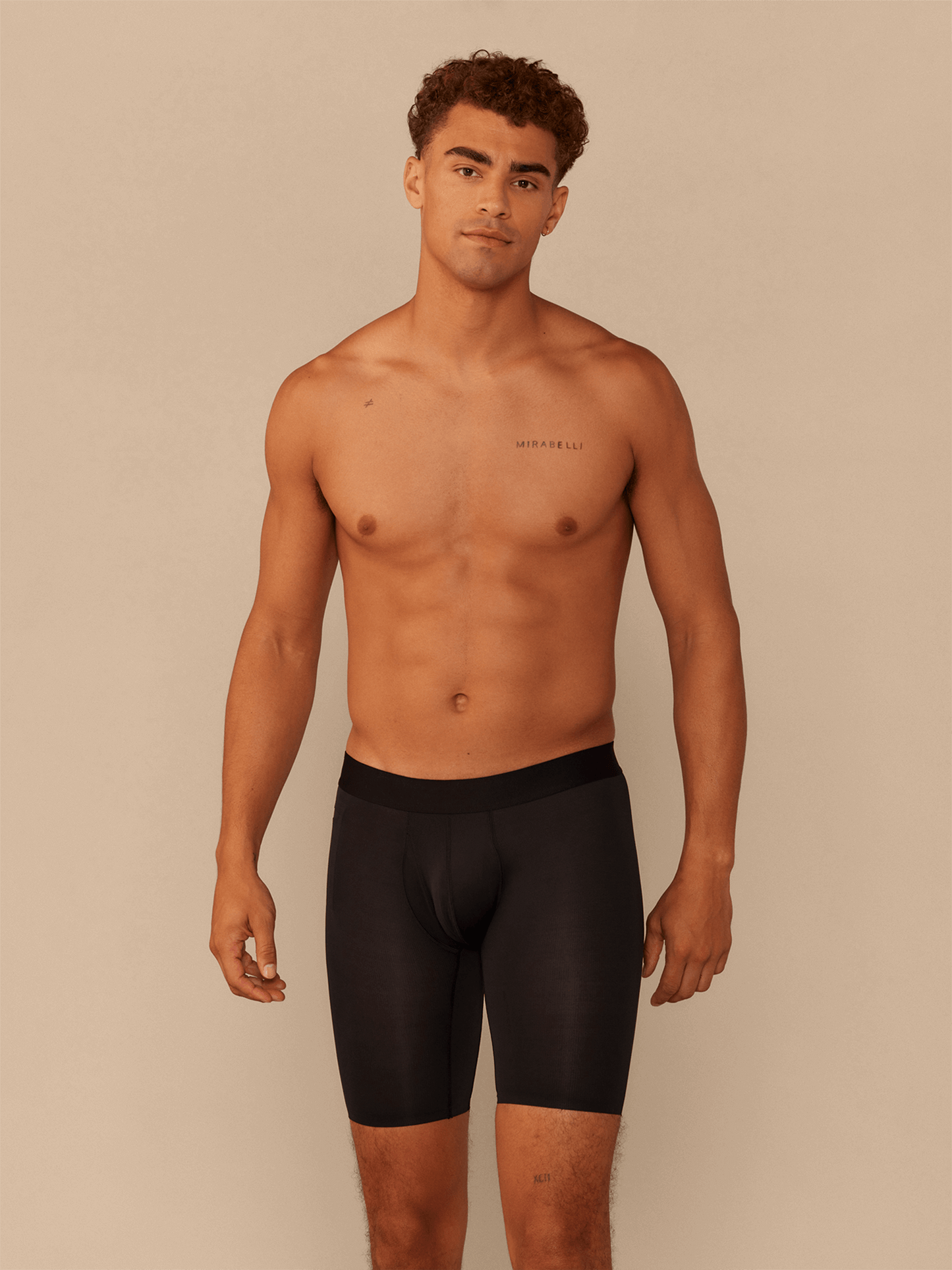 MoveMe Long Boxer Brief w/ Fly | Black