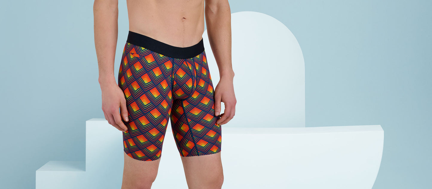 MoveMe Long Boxer Brief w/ Fly | Sunrise