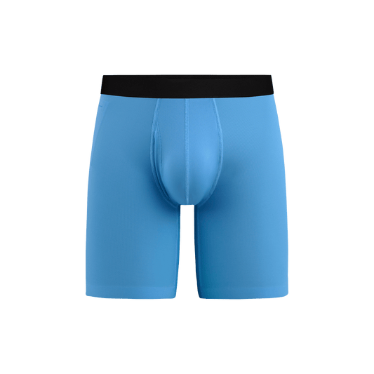 MoveMe Long Boxer Brief w/ Fly | Blue Sky