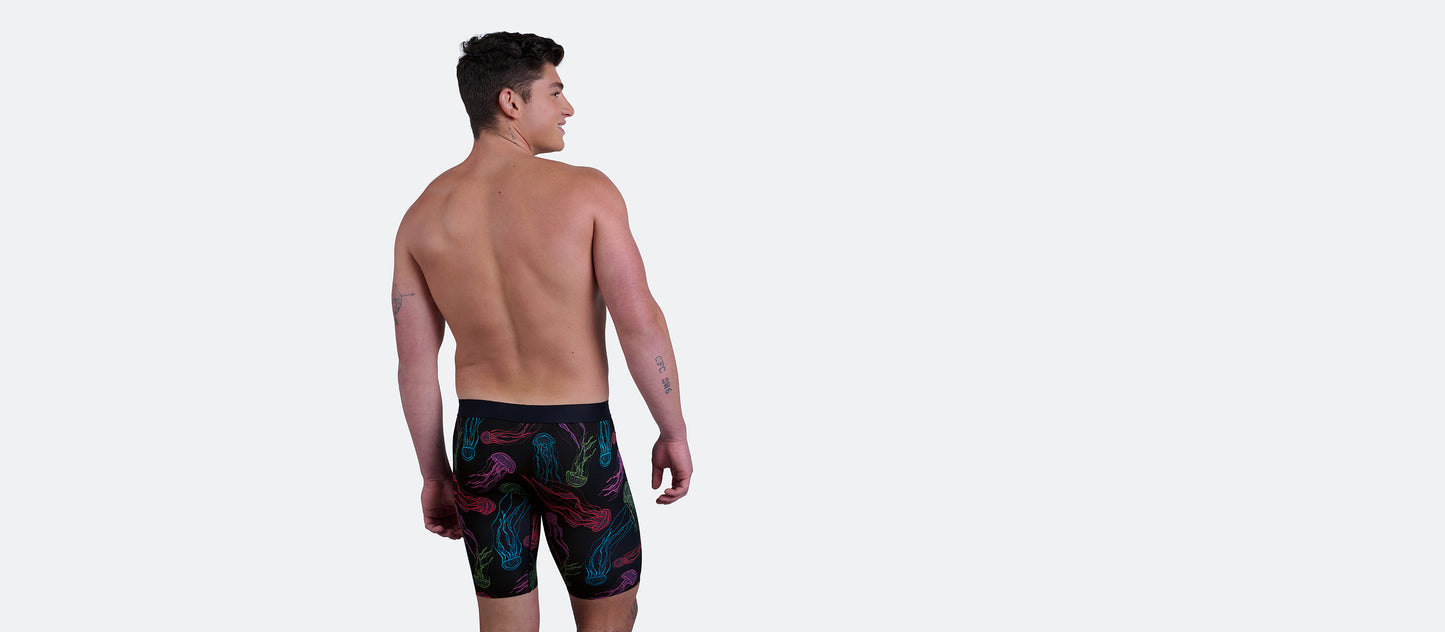 MoveMe Long Boxer Brief w/ Fly | Neon Jellies