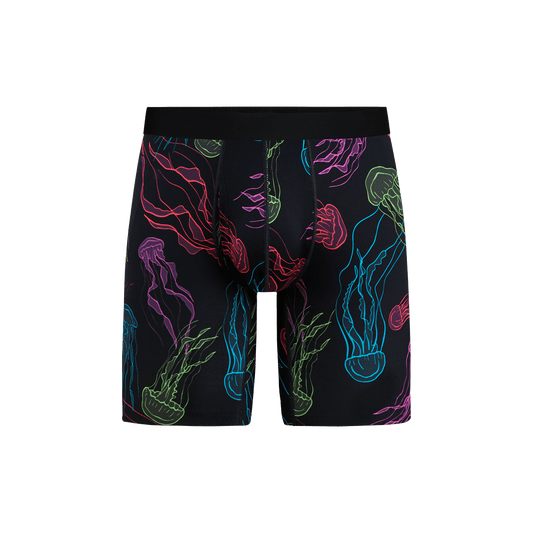 MoveMe Long Boxer Brief w/ Fly | Neon Jellies