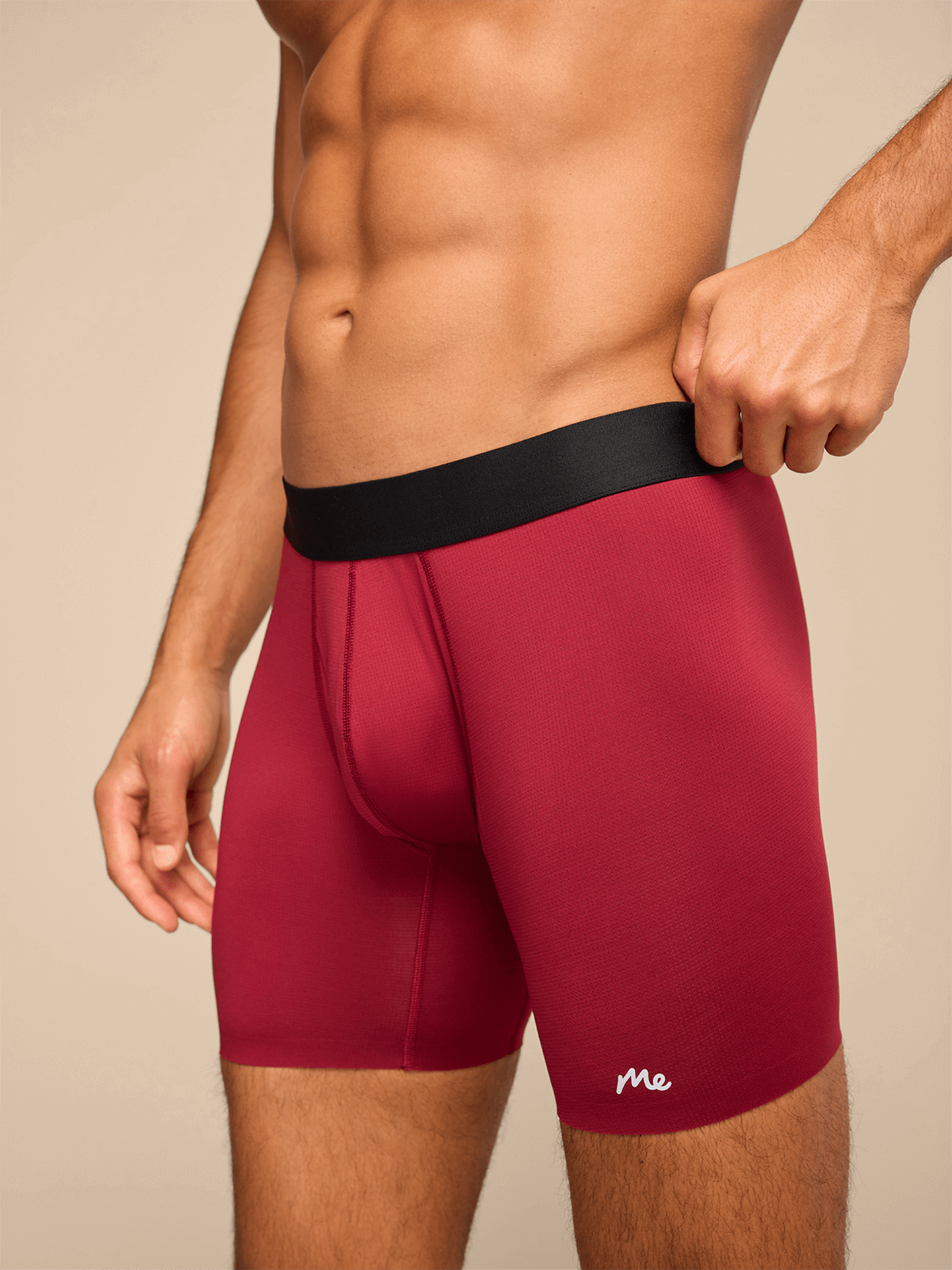 Breathe Boxer Brief w/ Fly | Cabernet