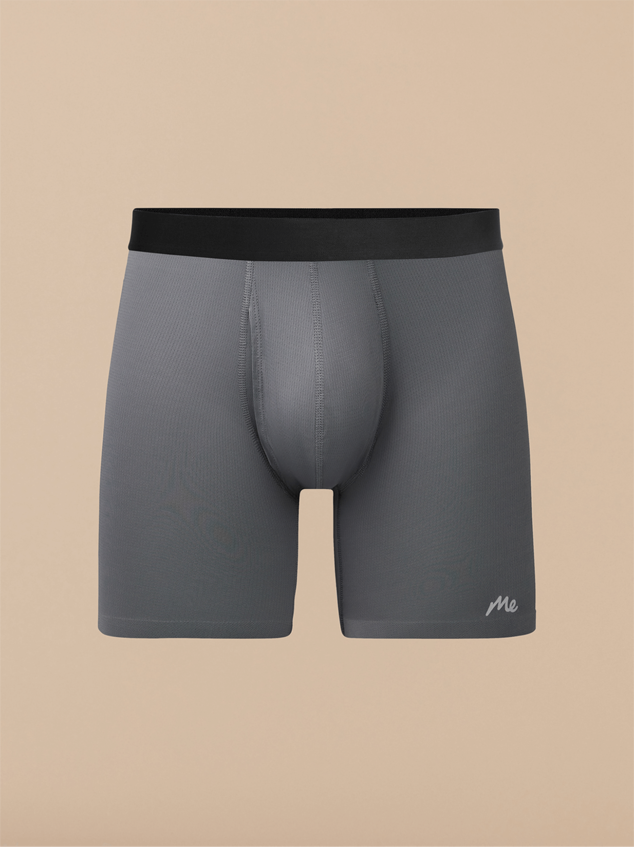 Breathe Boxer Brief w/ Fly | Grey