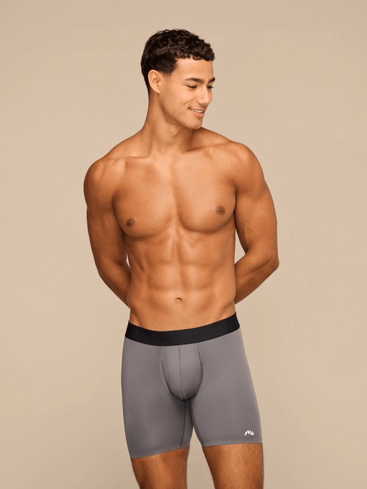 Breathe Boxer Brief w/ Fly | Grey