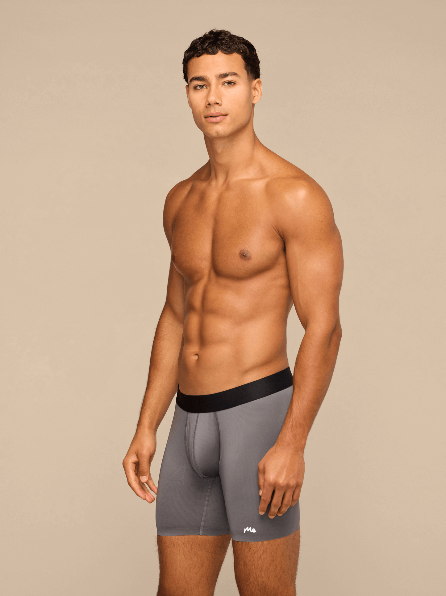 Breathe Boxer Brief w/ Fly | Grey