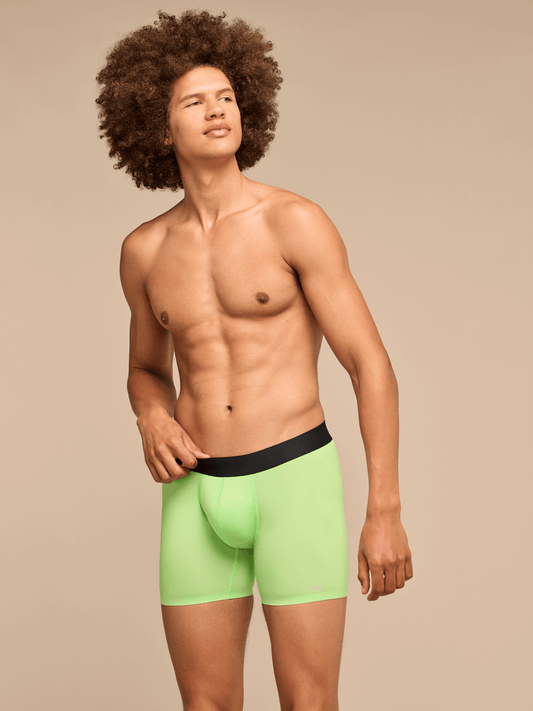 Breathe Boxer Brief w/ Fly | Electric Lime