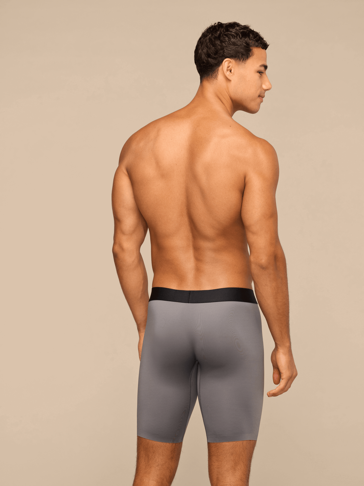 Breathe Long Boxer Brief w/ Fly | Grey