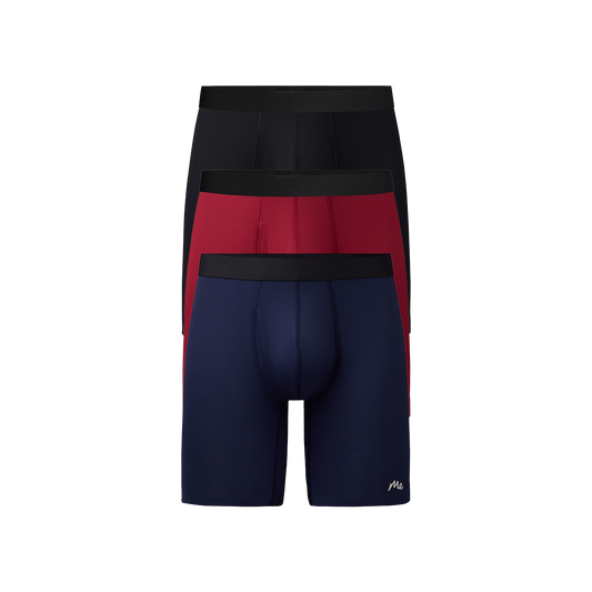 Breathe Long Boxer Brief w/ Fly 3-Pack | Classic Pack