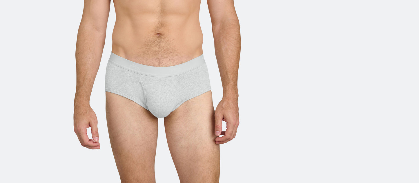 Stretch Cotton Brief w/ Fly 4-Pack | Cotton Classic Pack