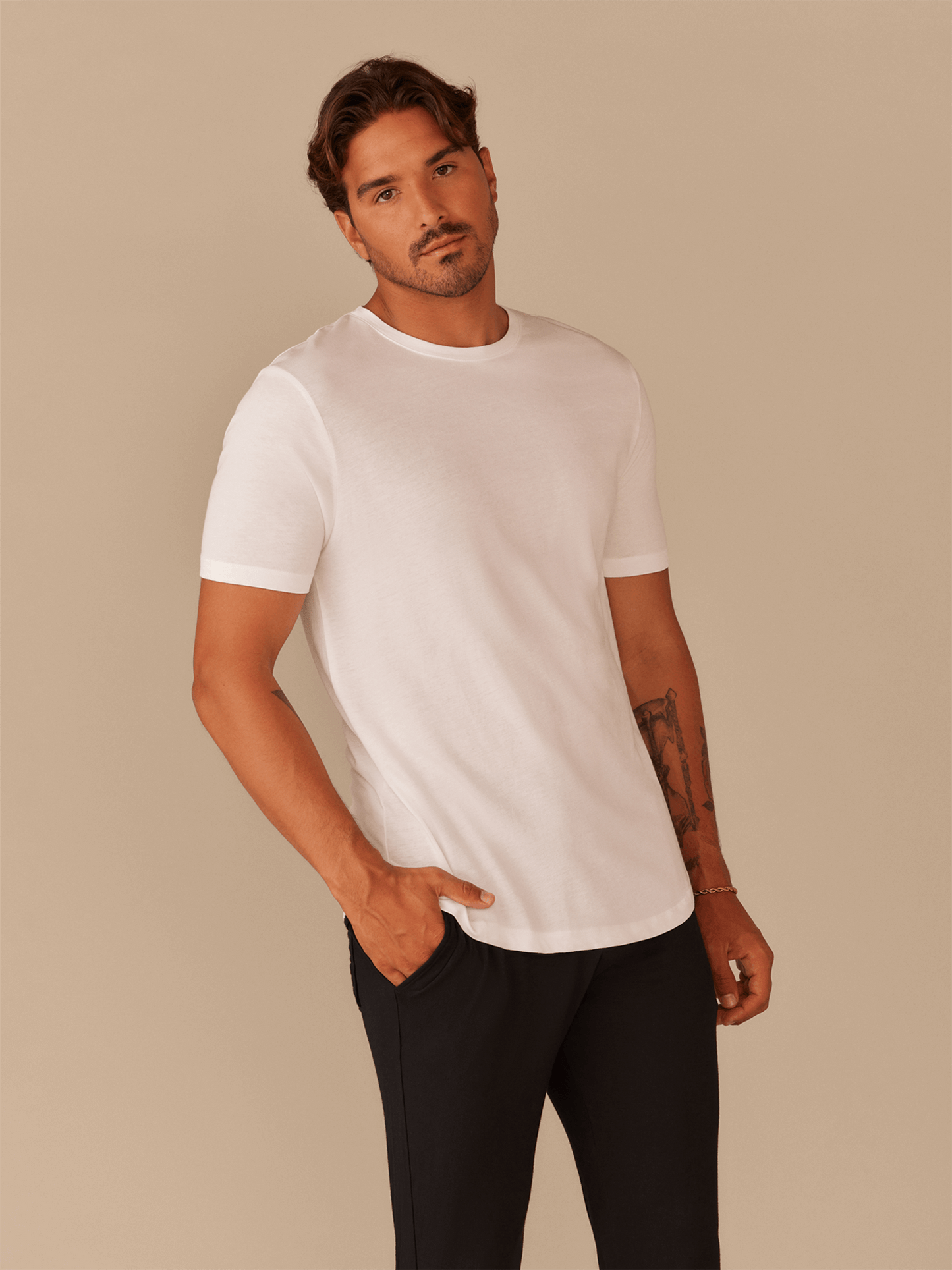 Men's Daily Crew Tee | White