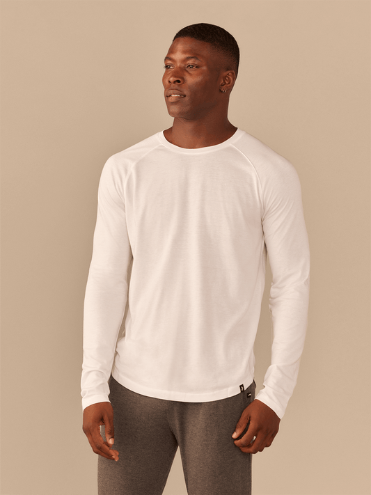 Men's Daily Longsleeve Tee | White