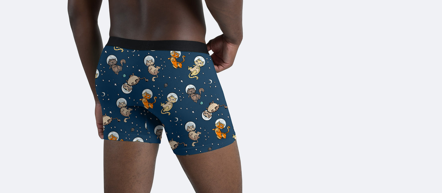 Boxer Brief w/ Fly | Houston, We Have A Purr-oblem