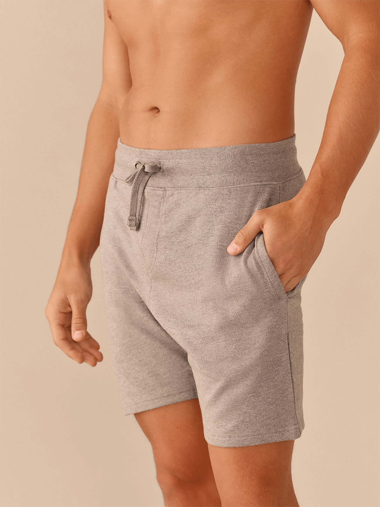 Men's French Terry Shorts | Heather Grey