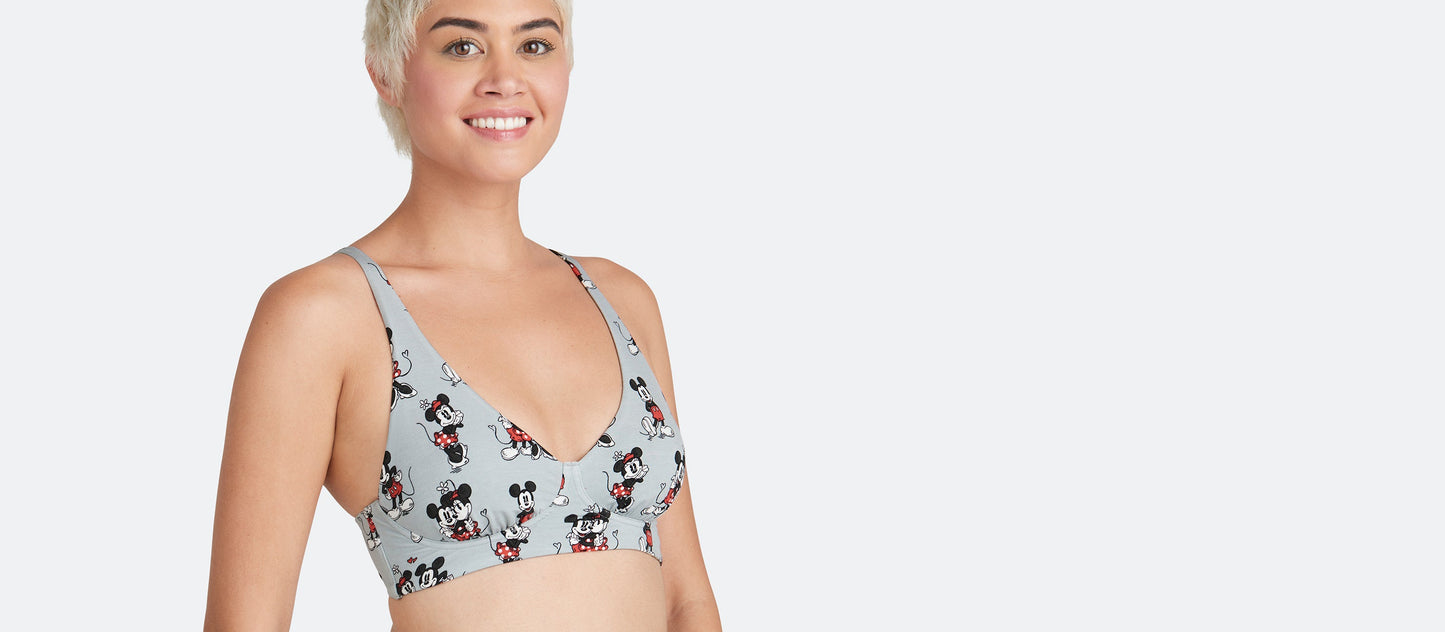 FeelFree Longline Bralette | Mickey & Minnie