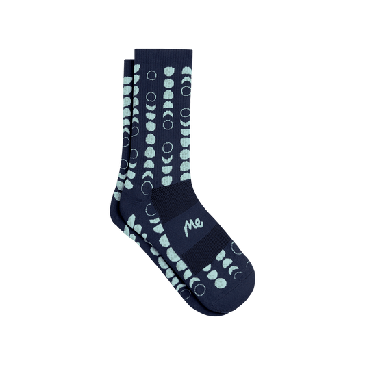 MoveMe Crew Sock | Moon Phase