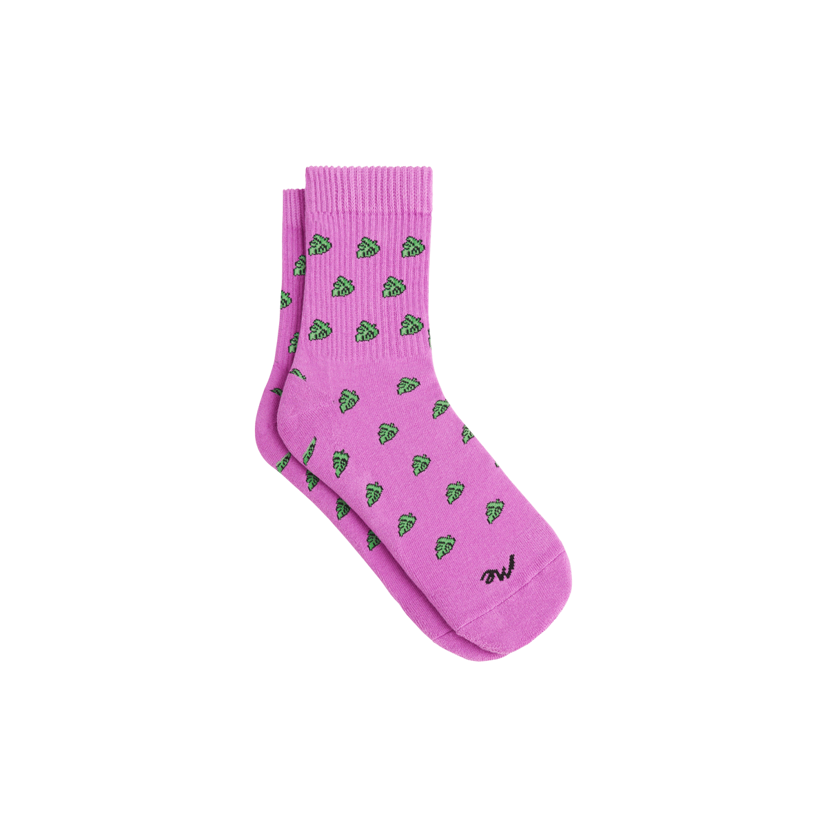 Quarter Sock | Monstera Leaf