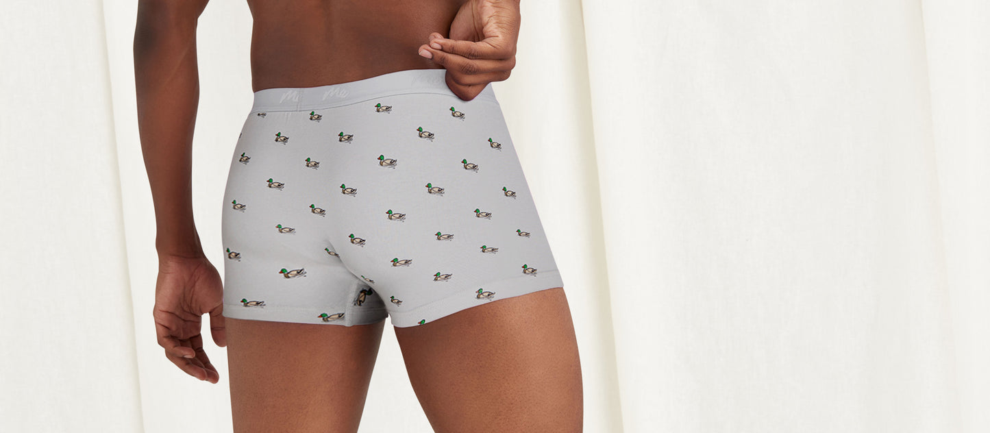 Stretch Cotton Trunk w/ Fly | Ducks