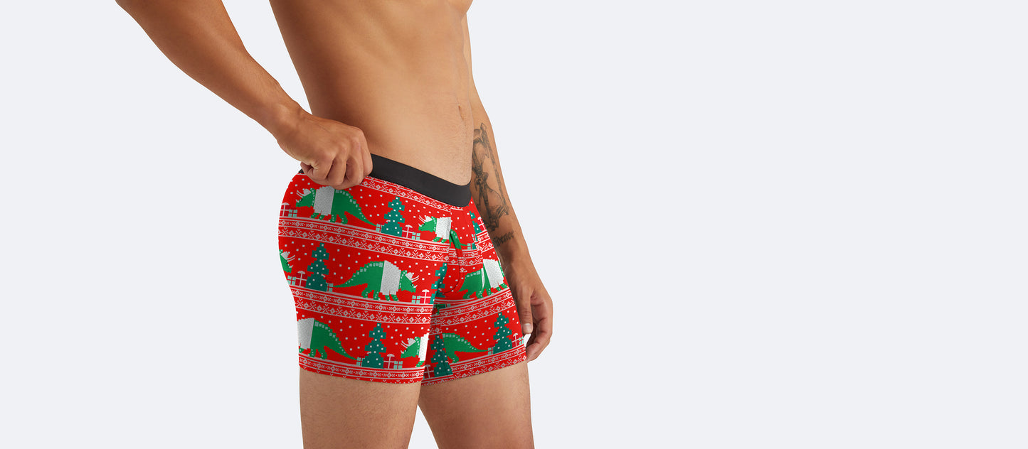 Boxer Brief w/ Fly | Cozy Dino