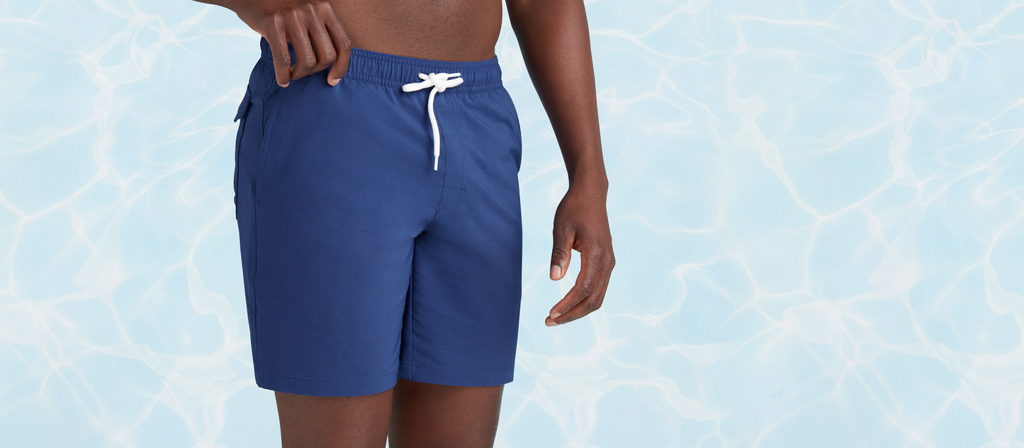 8" Swim Trunk 1.0 | Nautical Navy