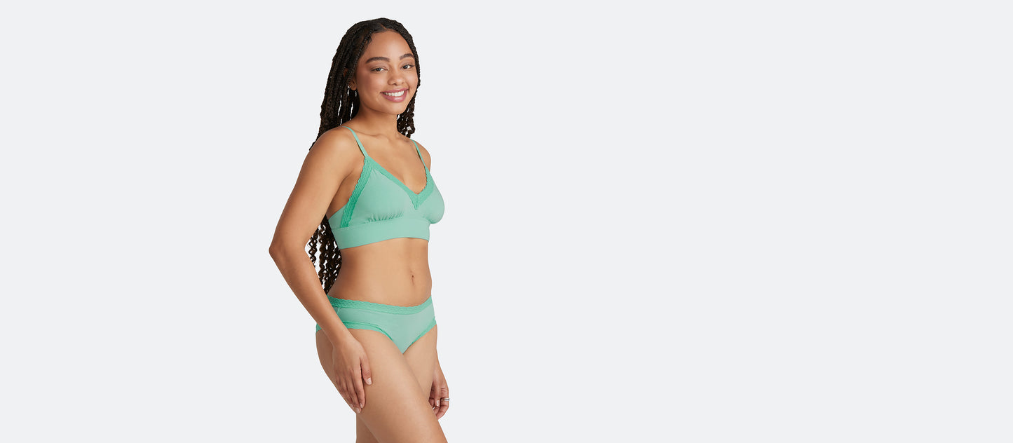 UltraModal™ Lace Plunge Bralette | Ocean Eyes