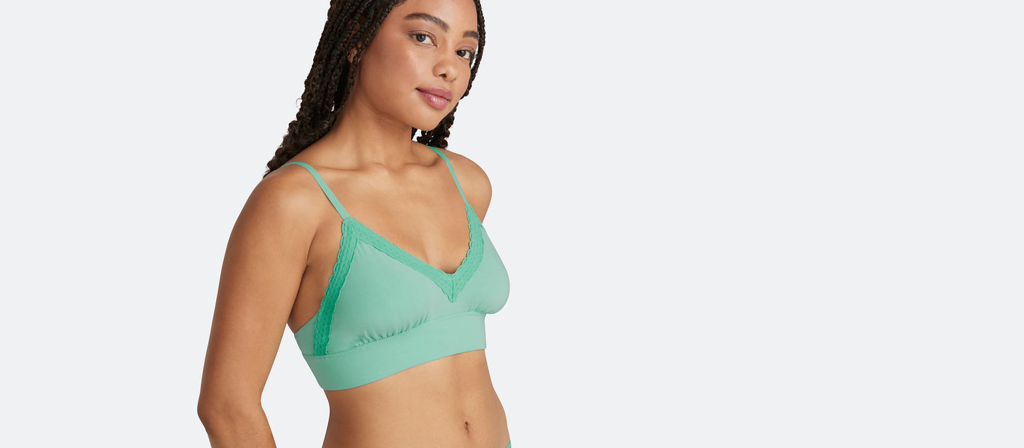 UltraModal™ Lace Plunge Bralette | Ocean Eyes