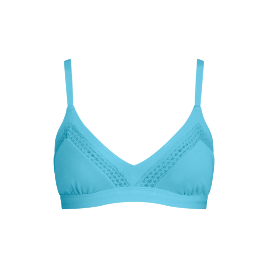 UltraModal™ Lace Triangle Bralette | Opal Blue